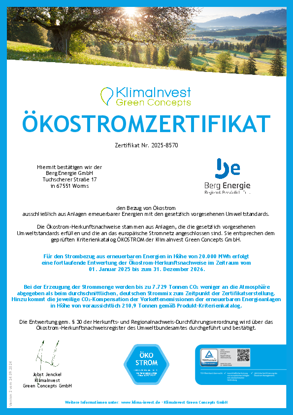 Ökostromzertifikat